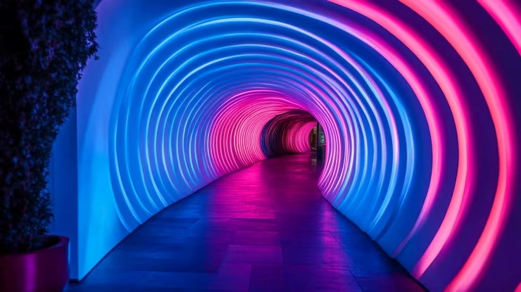 Aluguel túnel de led