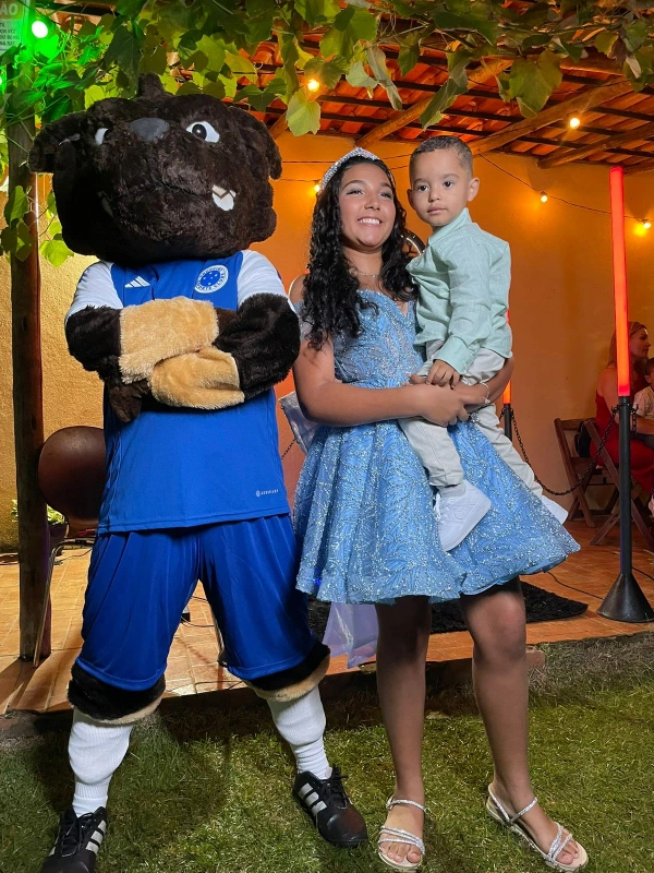 Personagem raposão cruzeiro para festa