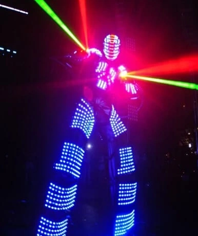 Robô de led para festa em Belo Horizonte