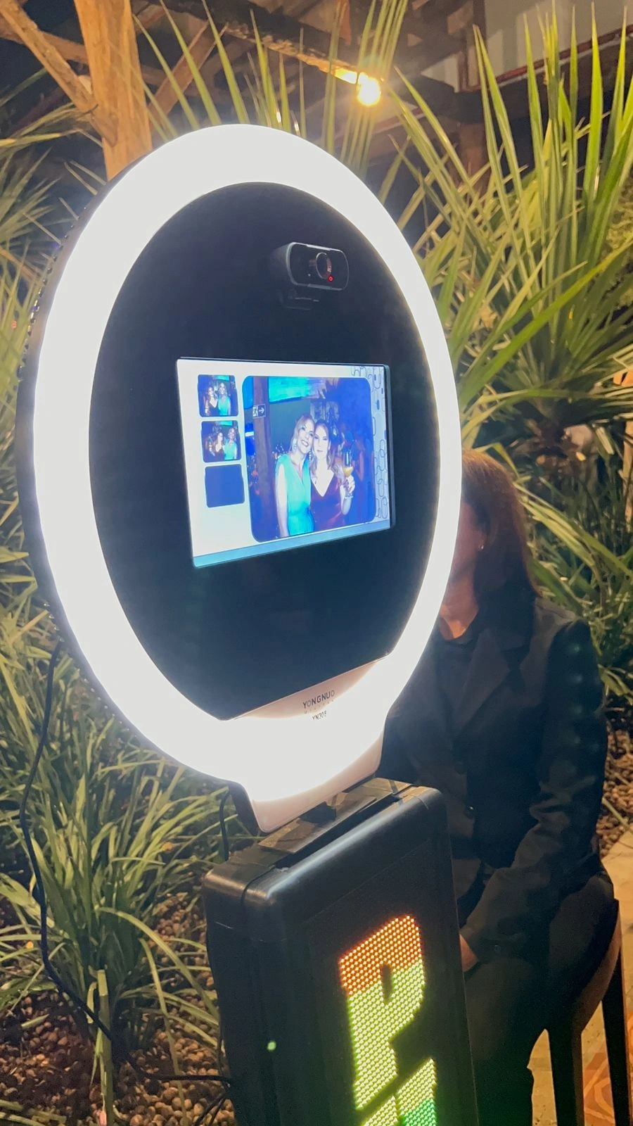 Totem de foto para festa