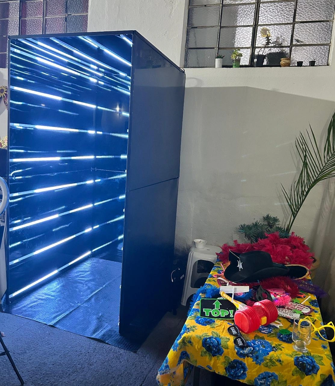 Túnel de led para festas aluguel